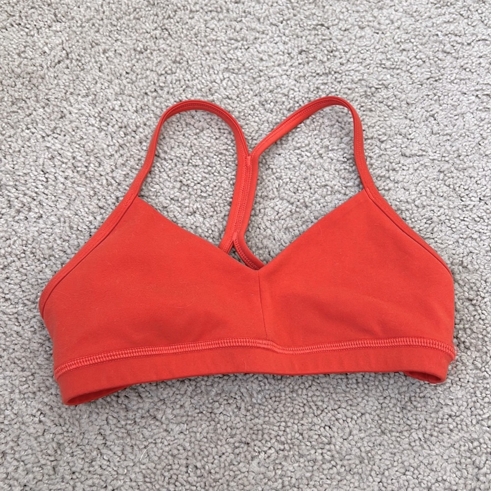 Reinette Sports Bra - Medium Support burnt orange